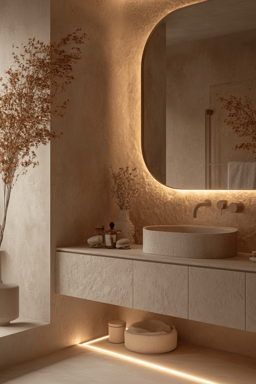 Beige Bathrooms That Feel Warm Without Looking Dated