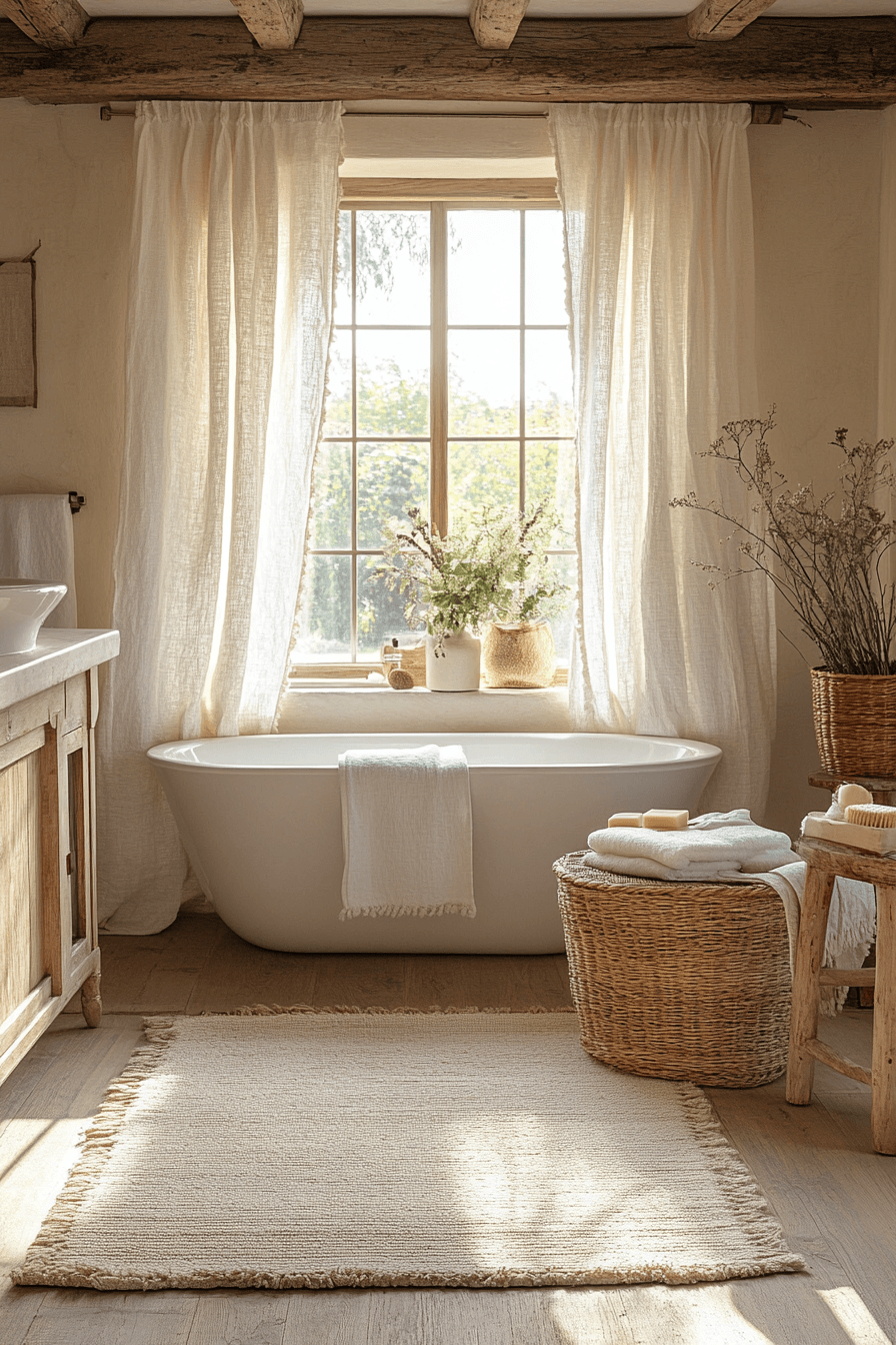 Cozy Bathrooms That Feel Like a Warm Towel Right Out of the Dryer
