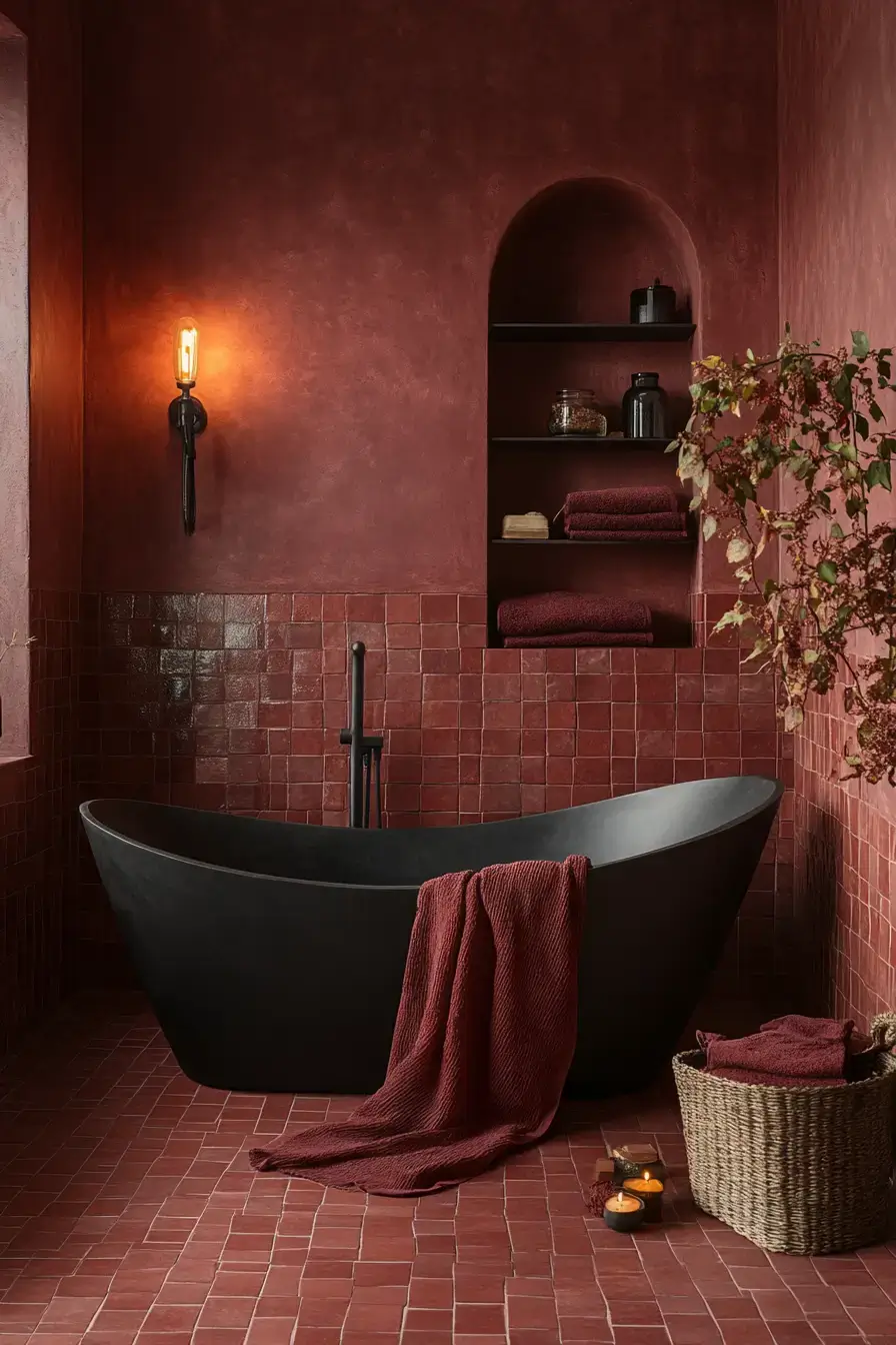 29 Terracotta Bathroom Ideas That Warm Up the Whole House 29 Terracotta Bathroom Ideas That Warm Up the Whole House