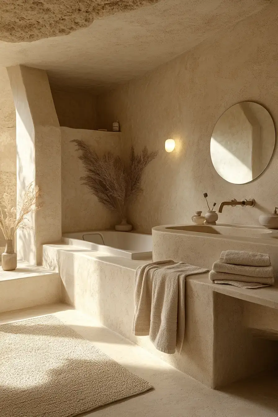 Earthy Bathroom