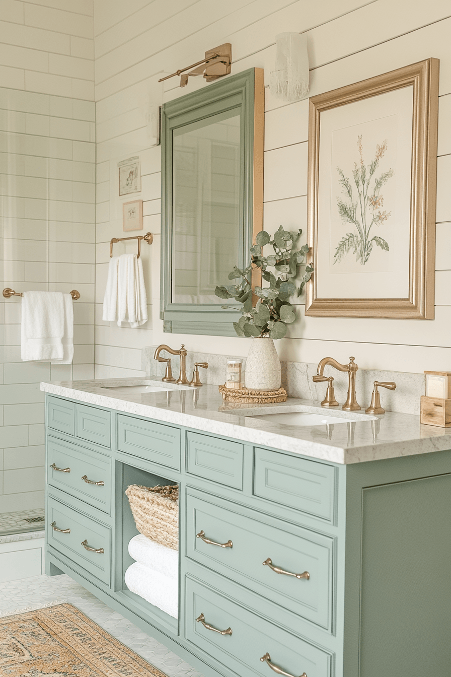Farmhouse Bathrooms That Balance Rustic With Real Life