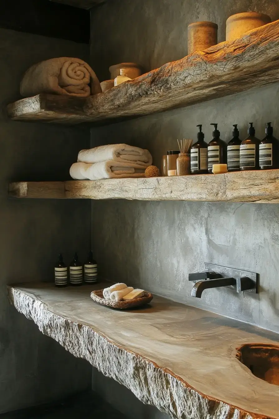 Earthy Bathroom