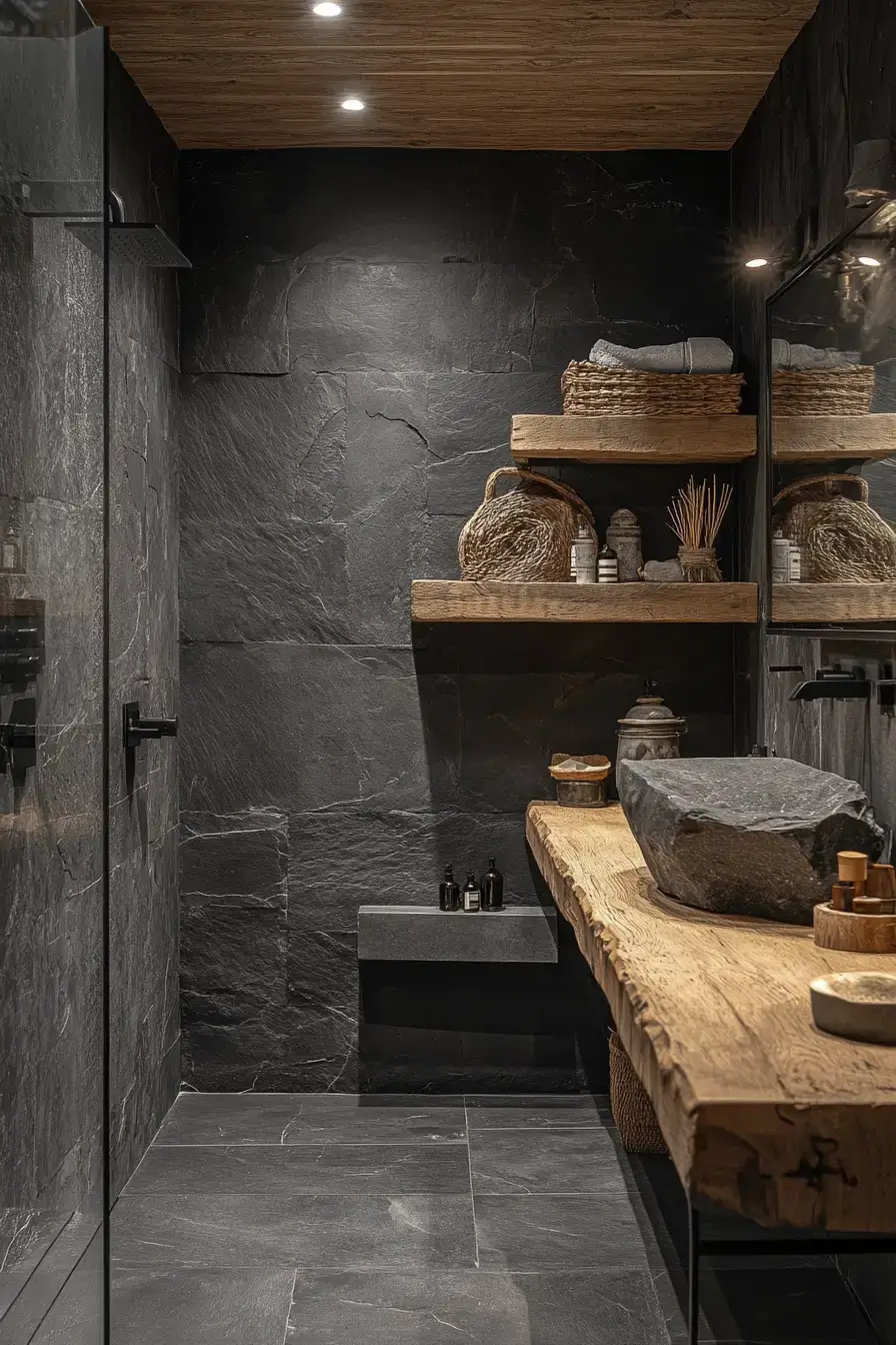 29 Rustic Bathroom Ideas That Feel Like a Cabin Morning