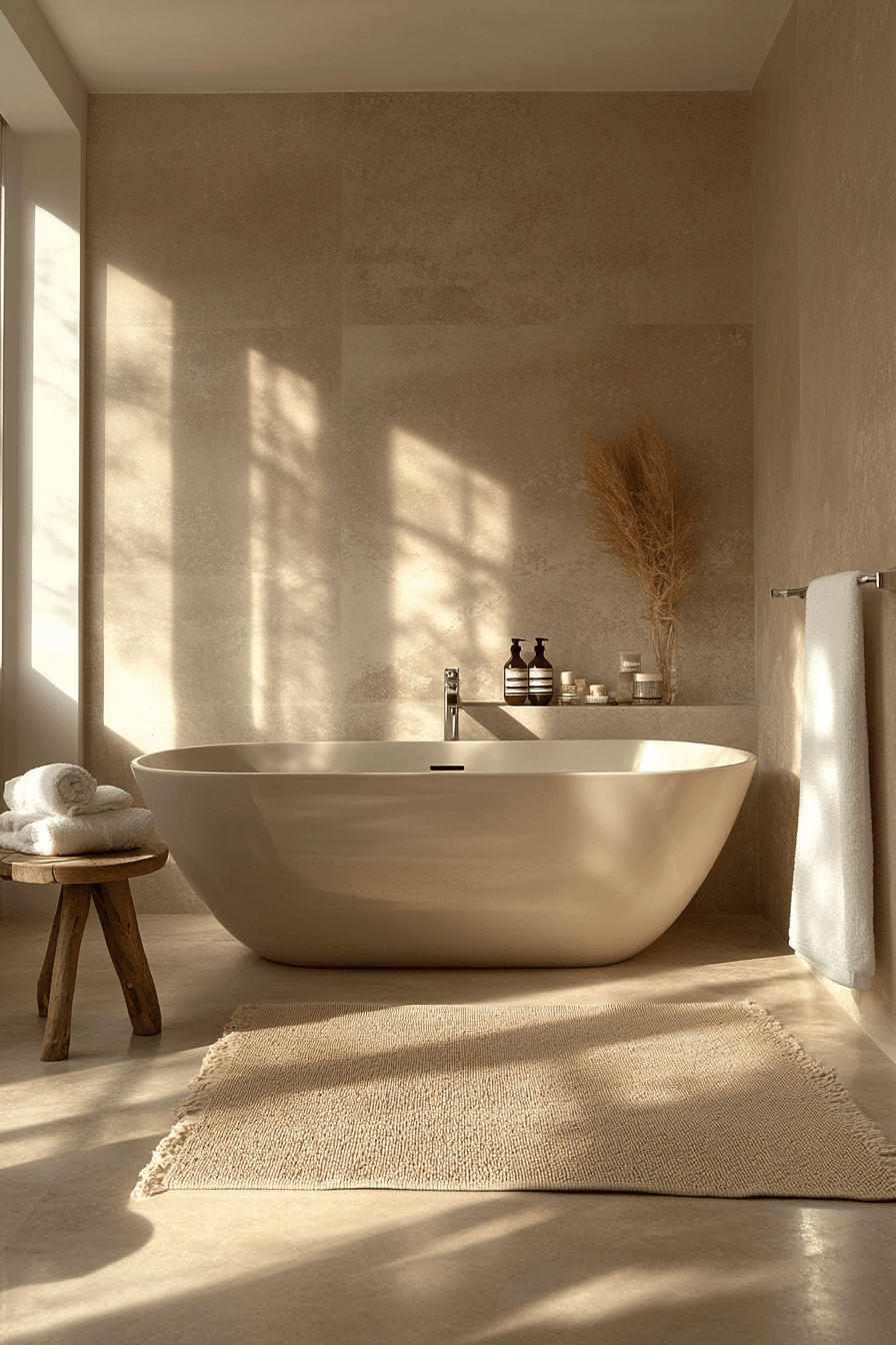 Beige Bathrooms That Feel Warm Without Looking Dated