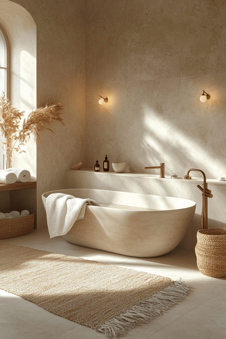 Cozy Bathrooms That Feel Like a Warm Towel Right Out of the Dryer