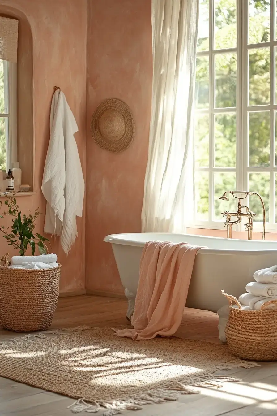 29 Terracotta Bathroom Ideas That Warm Up the Whole House 29 Terracotta Bathroom Ideas That Warm Up the Whole House