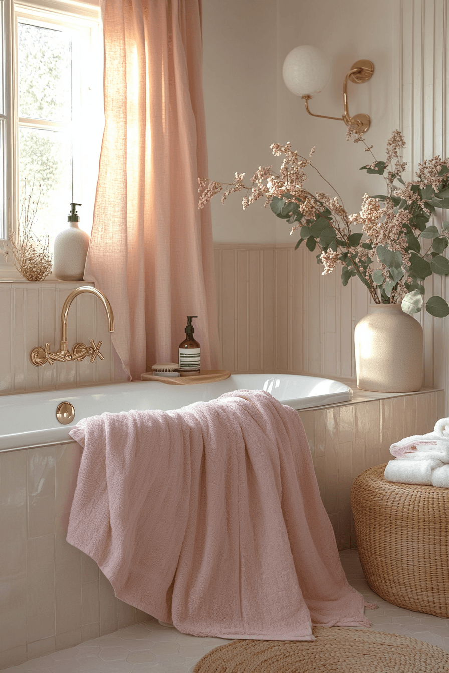 Cozy Bathrooms That Feel Like a Warm Towel Right Out of the Dryer