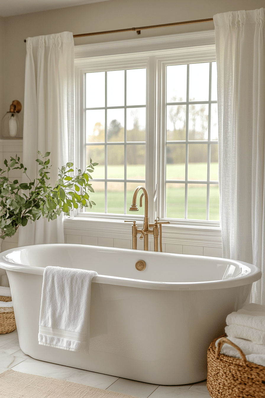 Farmhouse Bathrooms That Balance Rustic With Real Life