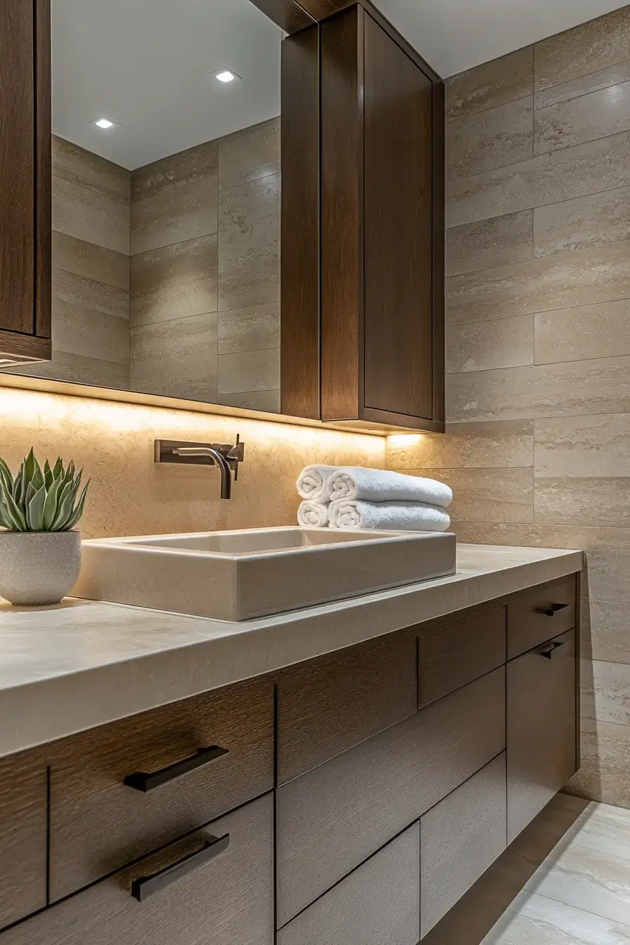 Earthy Bathroom