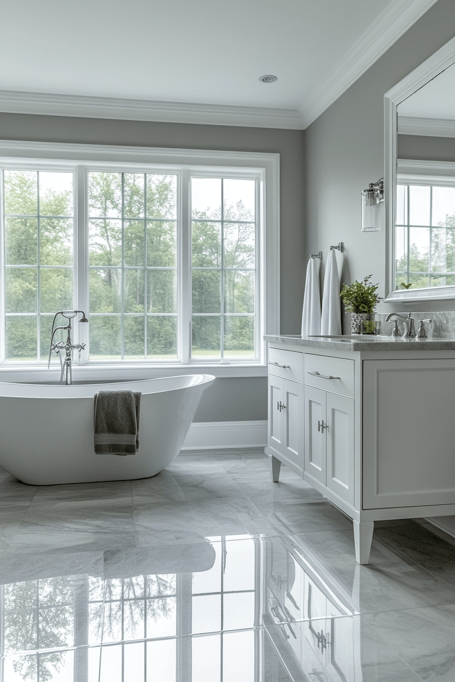 Grey Bathroom Ideas That Feel Calm Without Going Stark