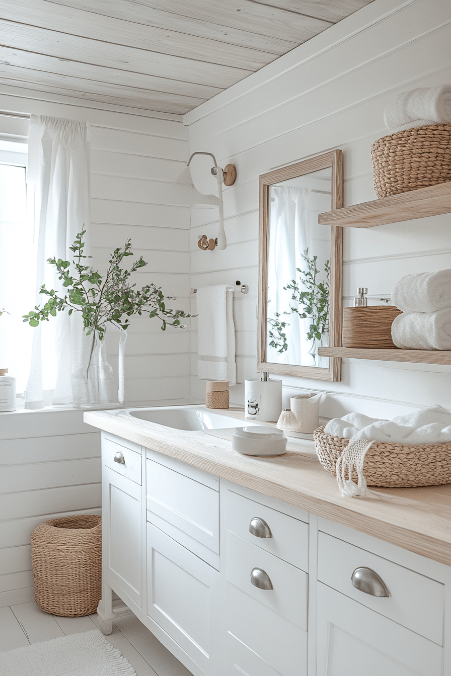 White Bathrooms That Feel Clean Without Feeling Cold