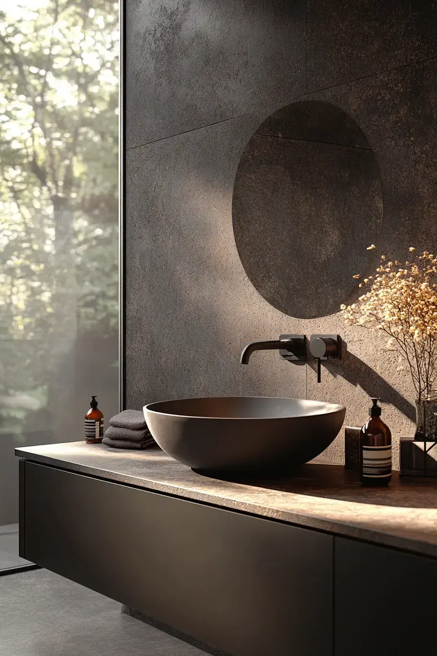 Earthy Bathroom