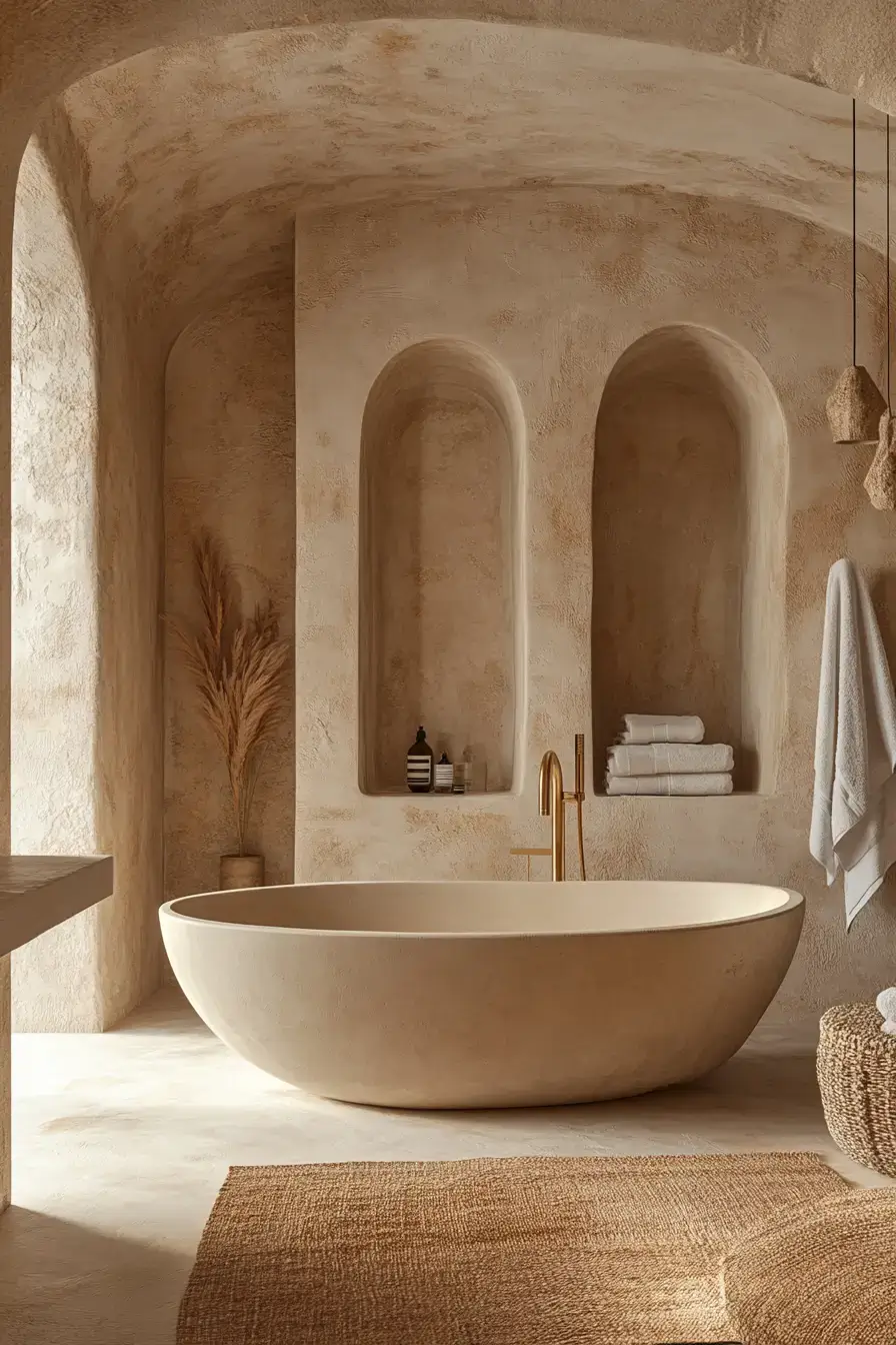 Earthy Bathroom