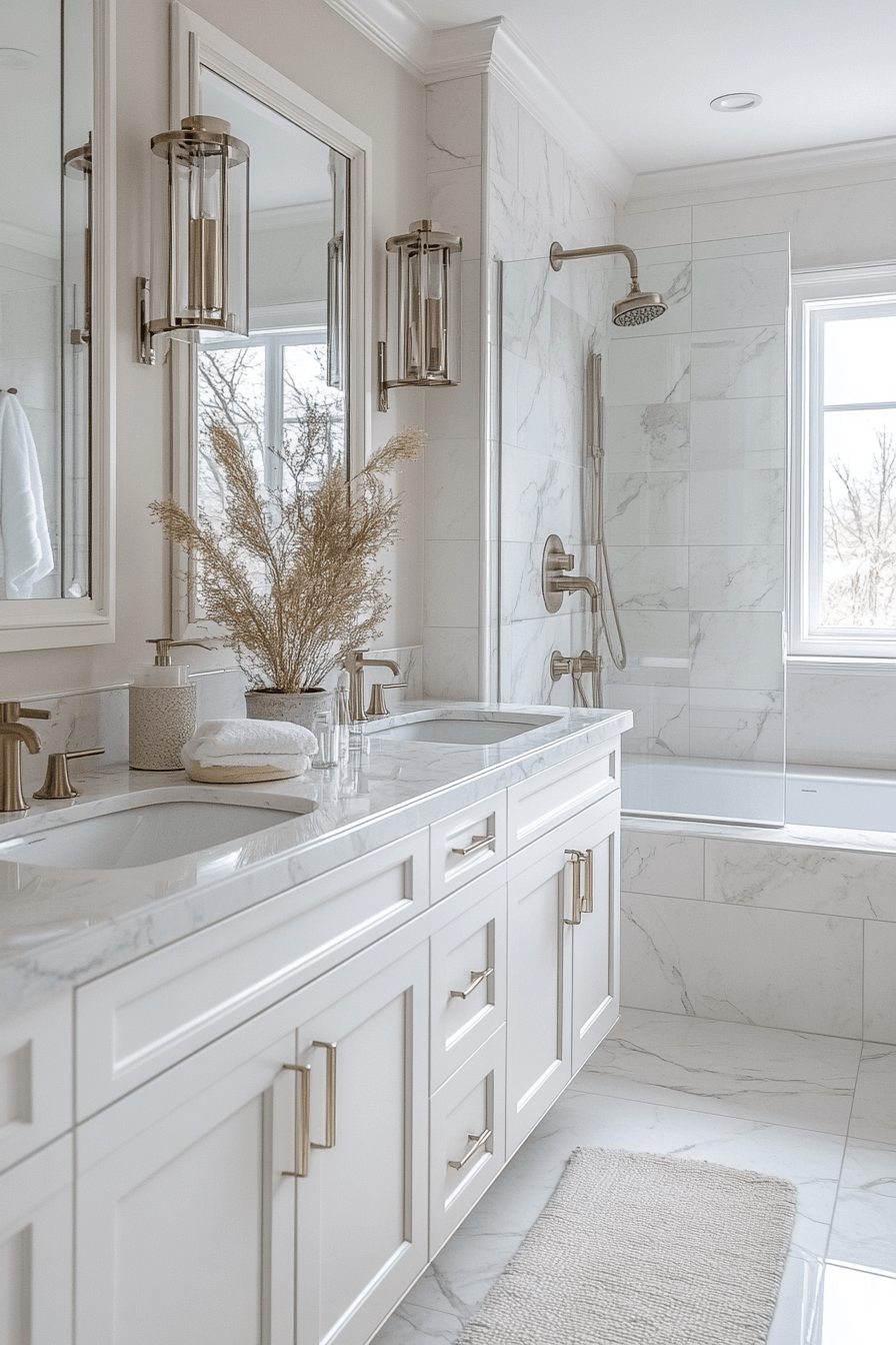 White Bathrooms That Feel Clean Without Feeling Cold