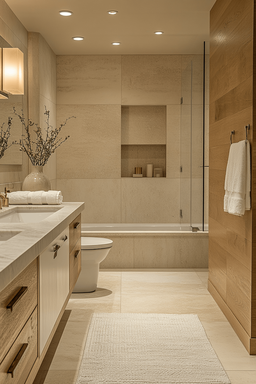 Beige Bathrooms That Feel Warm Without Looking Dated
