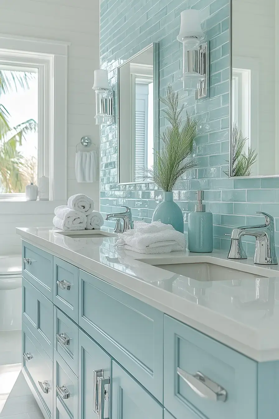29 Coastal Bathroom Ideas That Smell Like Salt Air