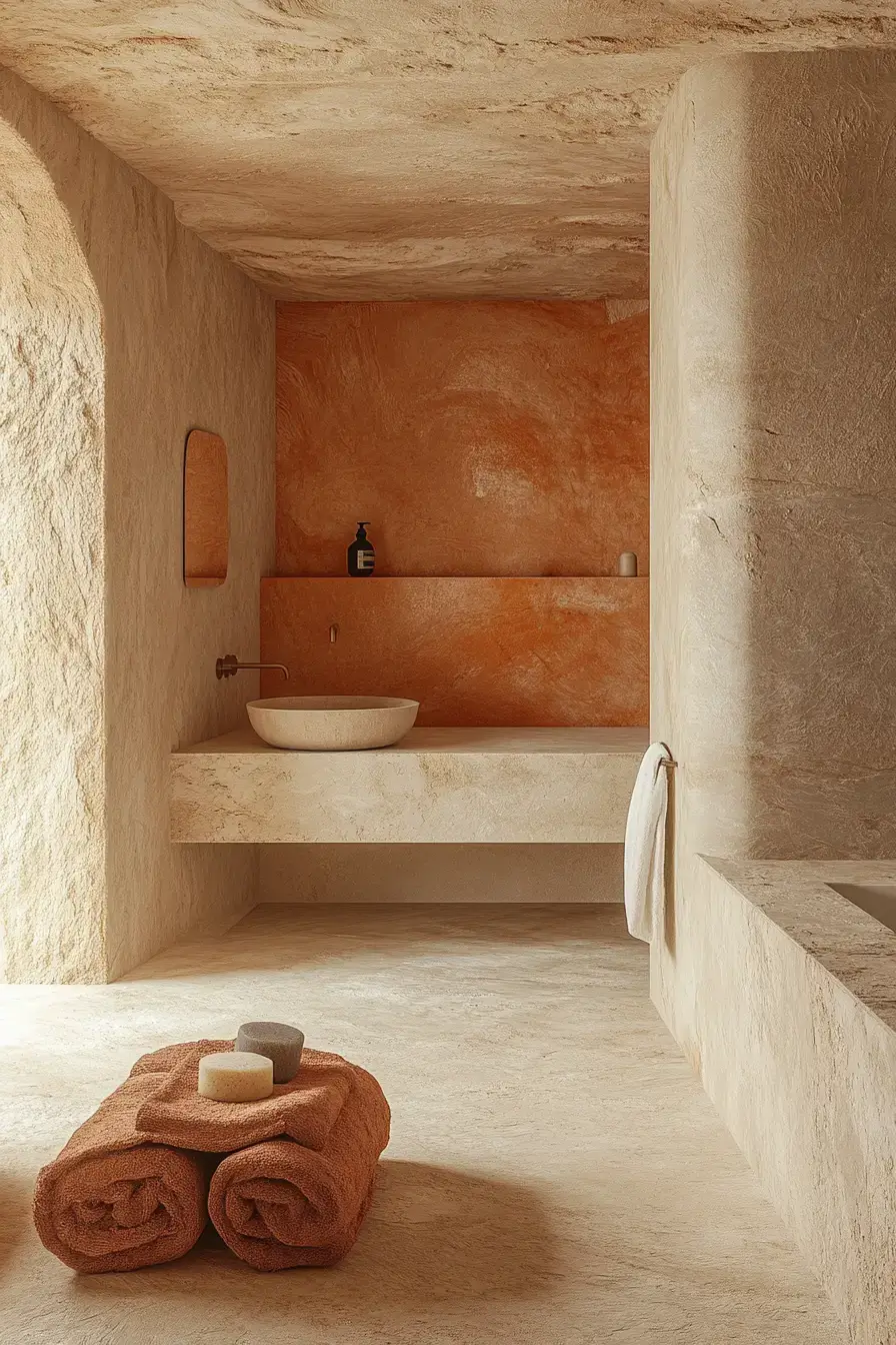 Earthy Bathroom