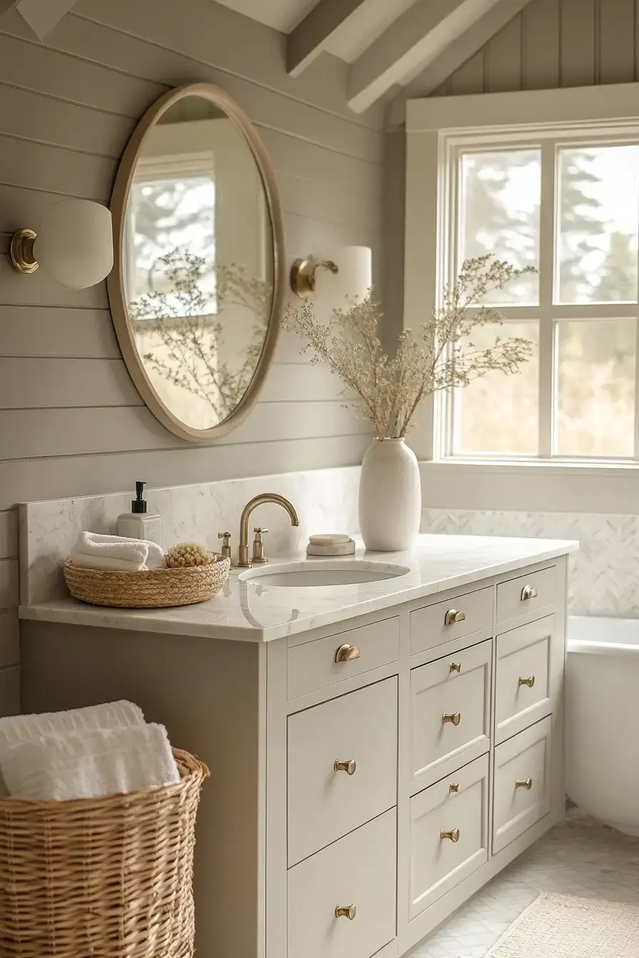 29 Cottage Bathroom Ideas That Feel Like a Slow Morning by the Sea Cottage Bathroom