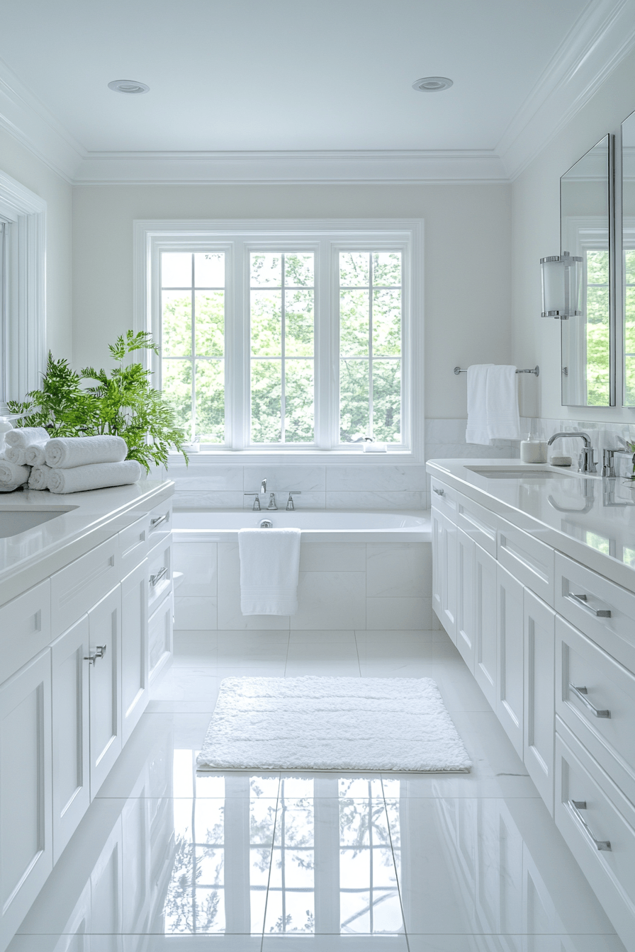 White Bathrooms That Feel Clean Without Feeling Cold