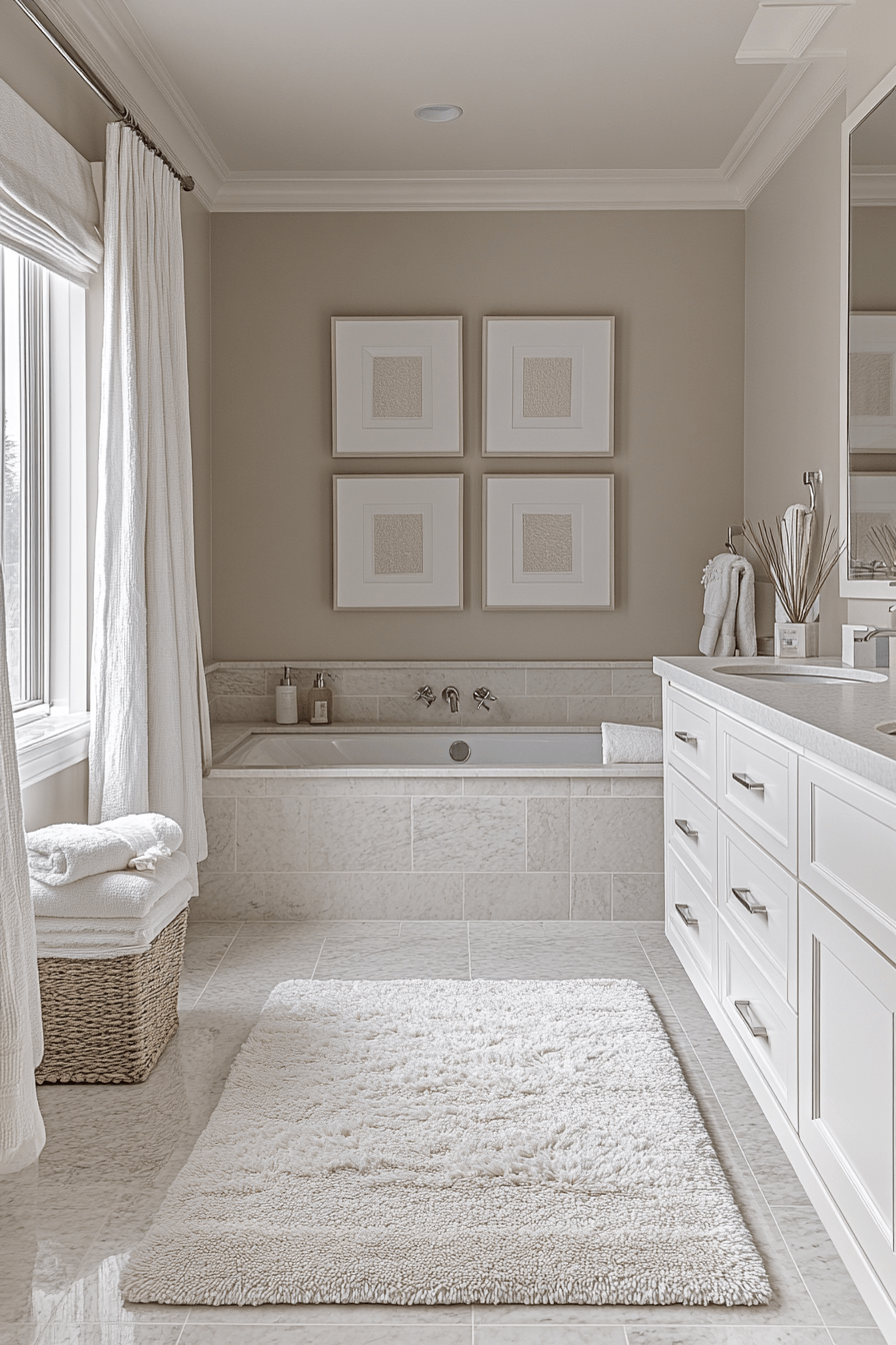 Cozy Bathrooms That Feel Like a Warm Towel Right Out of the Dryer