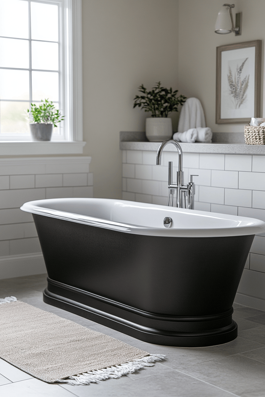 Black and White Bathrooms That Stay Interesting Without Adding Color