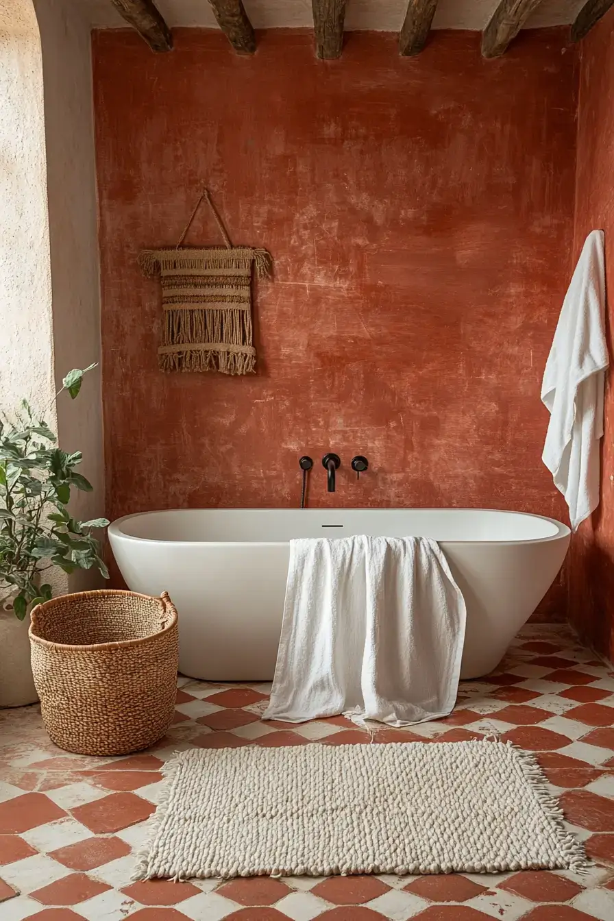 29 Terracotta Bathroom Ideas That Warm Up the Whole House 29 Terracotta Bathroom Ideas That Warm Up the Whole House