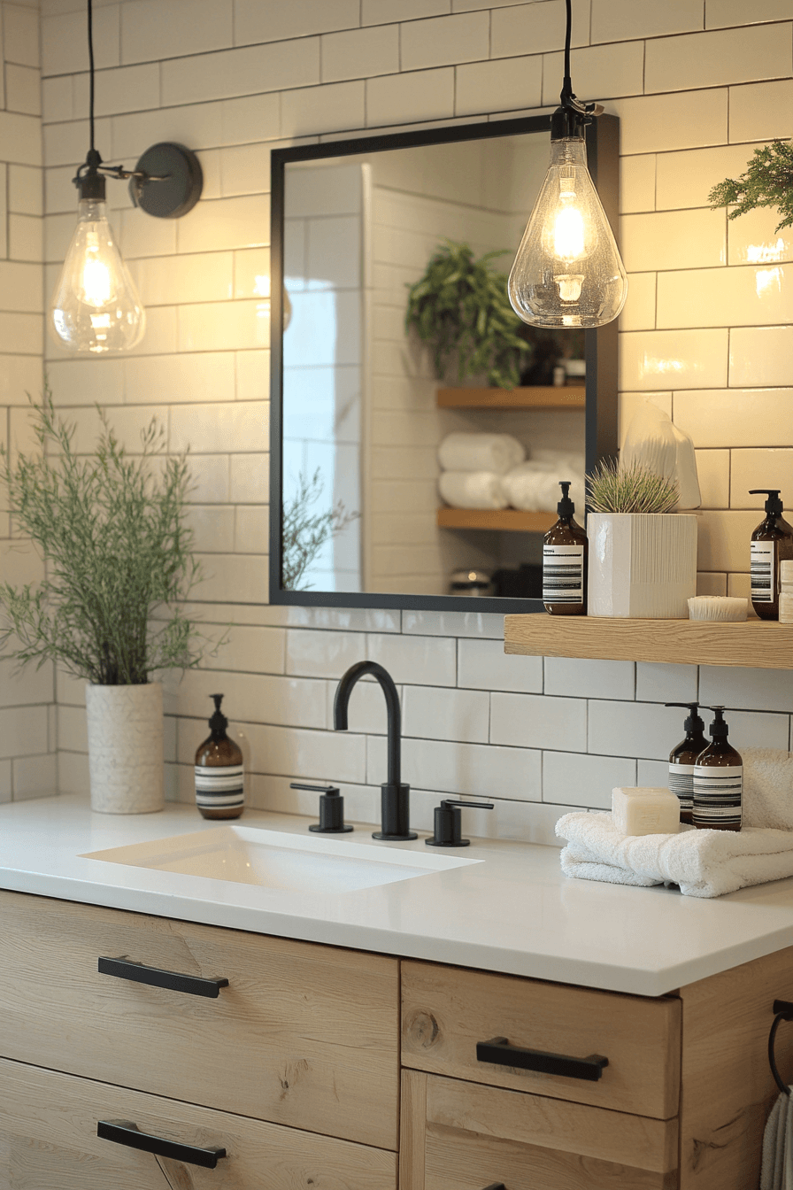 Farmhouse Bathrooms That Balance Rustic With Real Life