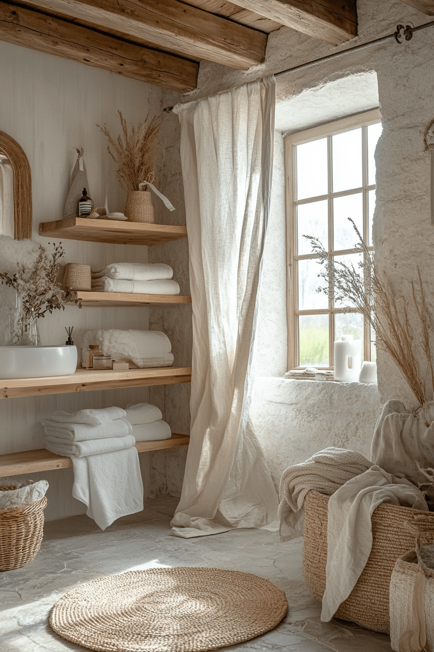 Cozy Bathrooms That Feel Like a Warm Towel Right Out of the Dryer