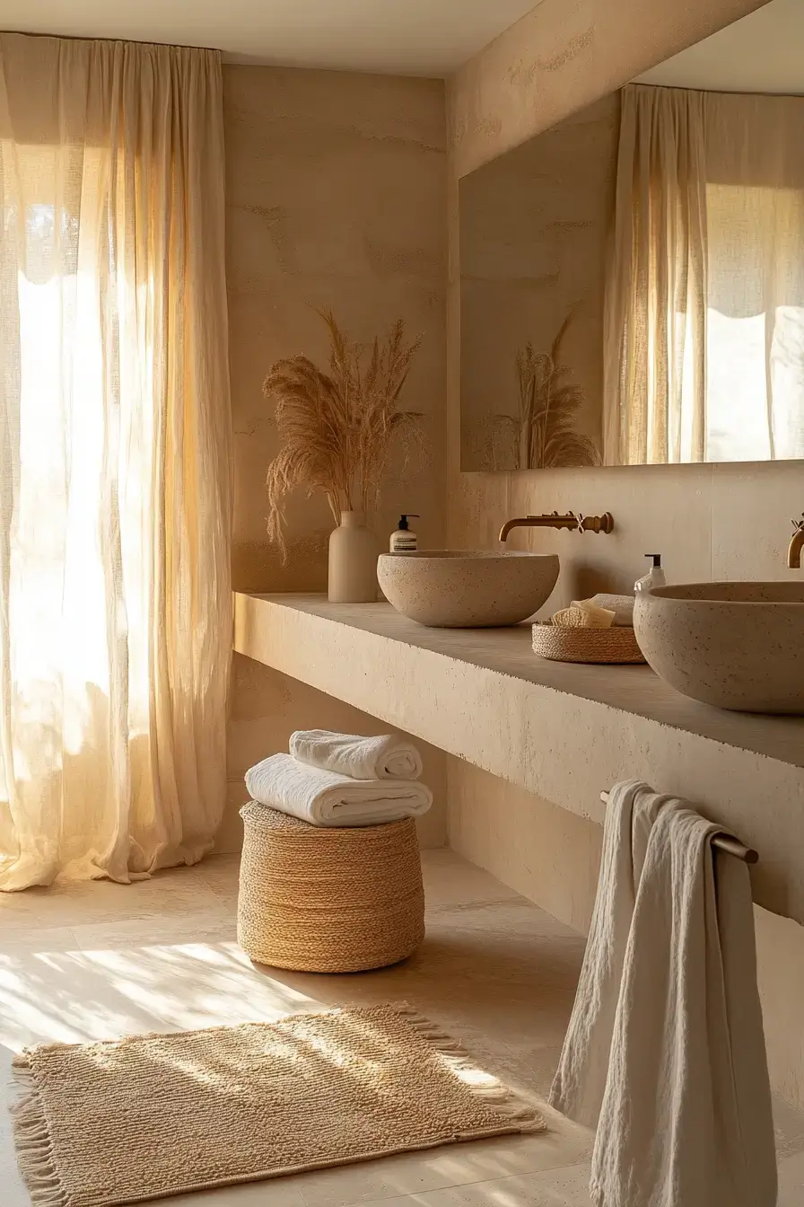 Earthy Bathroom