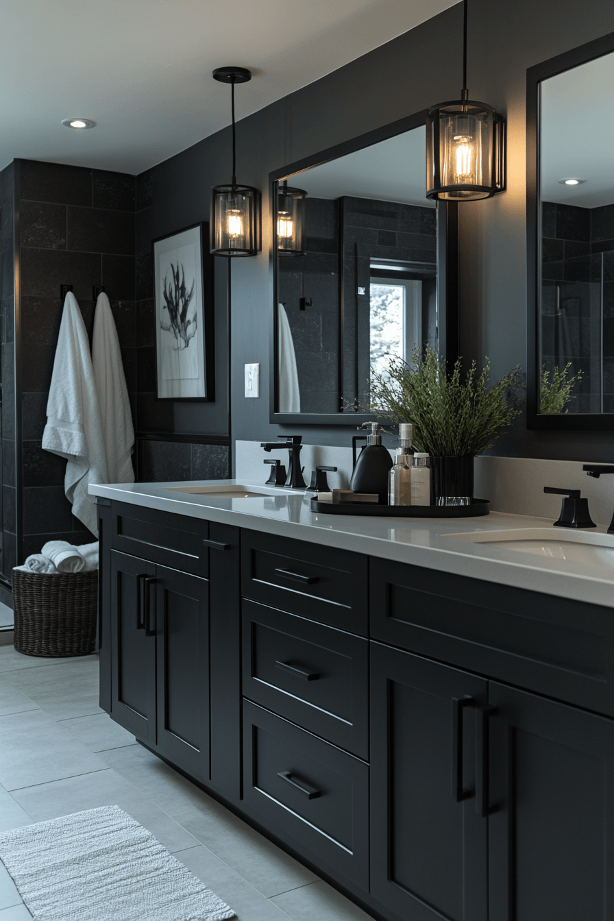 Moody Bathrooms That Feel Like a Quiet Corner After a Long Day