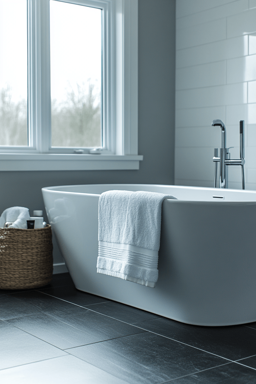 Black and White Bathrooms That Stay Interesting Without Adding Color