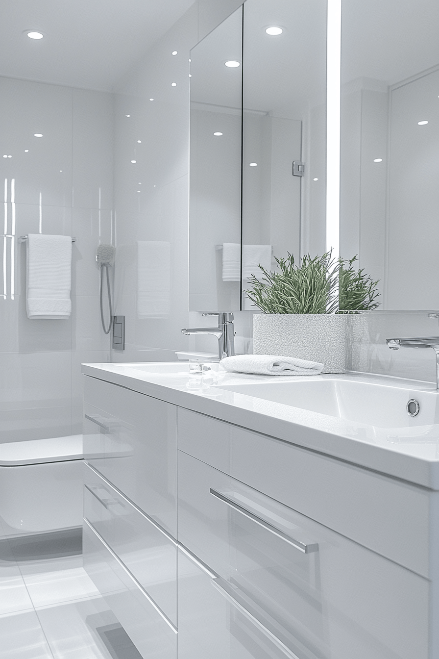 White Bathrooms That Feel Clean Without Feeling Cold