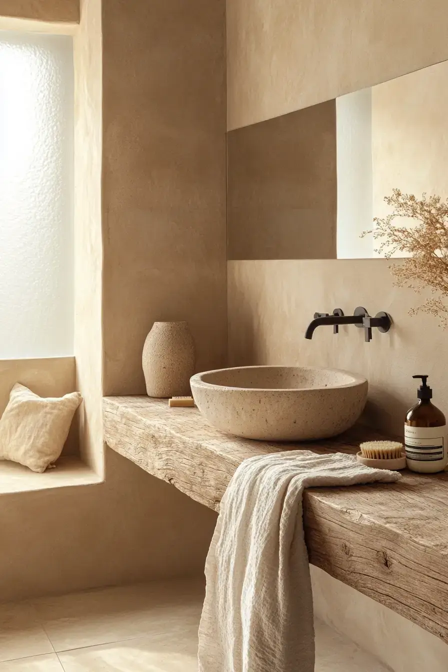 29 Rustic Bathroom Ideas That Feel Like a Cabin Morning