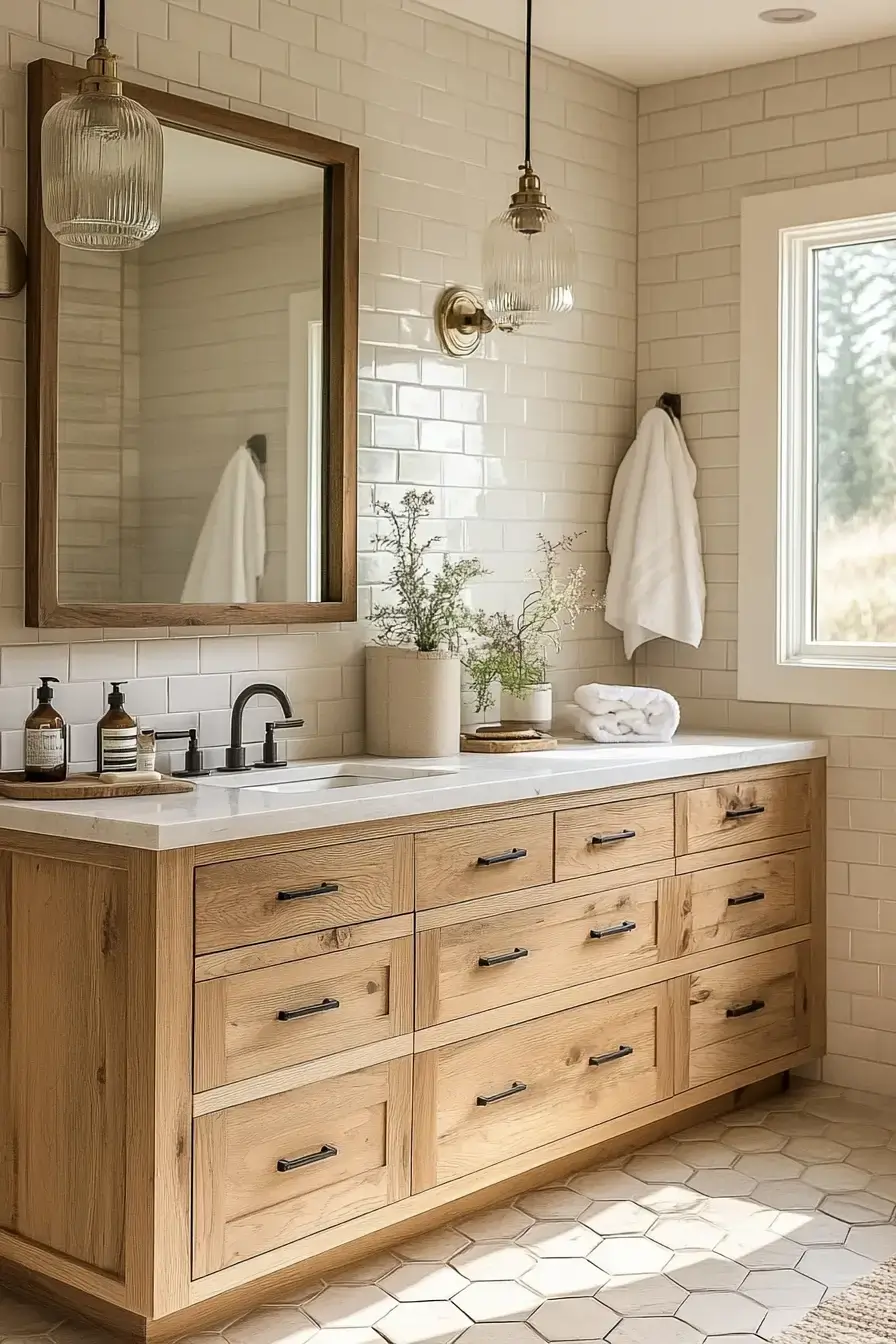 29 Rustic Bathroom Ideas That Feel Like a Cabin Morning