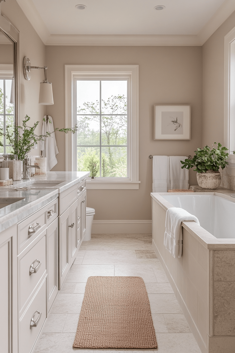 Beige Bathrooms That Feel Warm Without Looking Dated