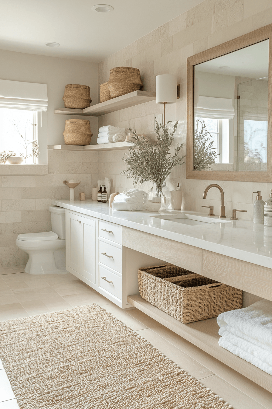 Cozy Bathrooms That Feel Like a Warm Towel Right Out of the Dryer