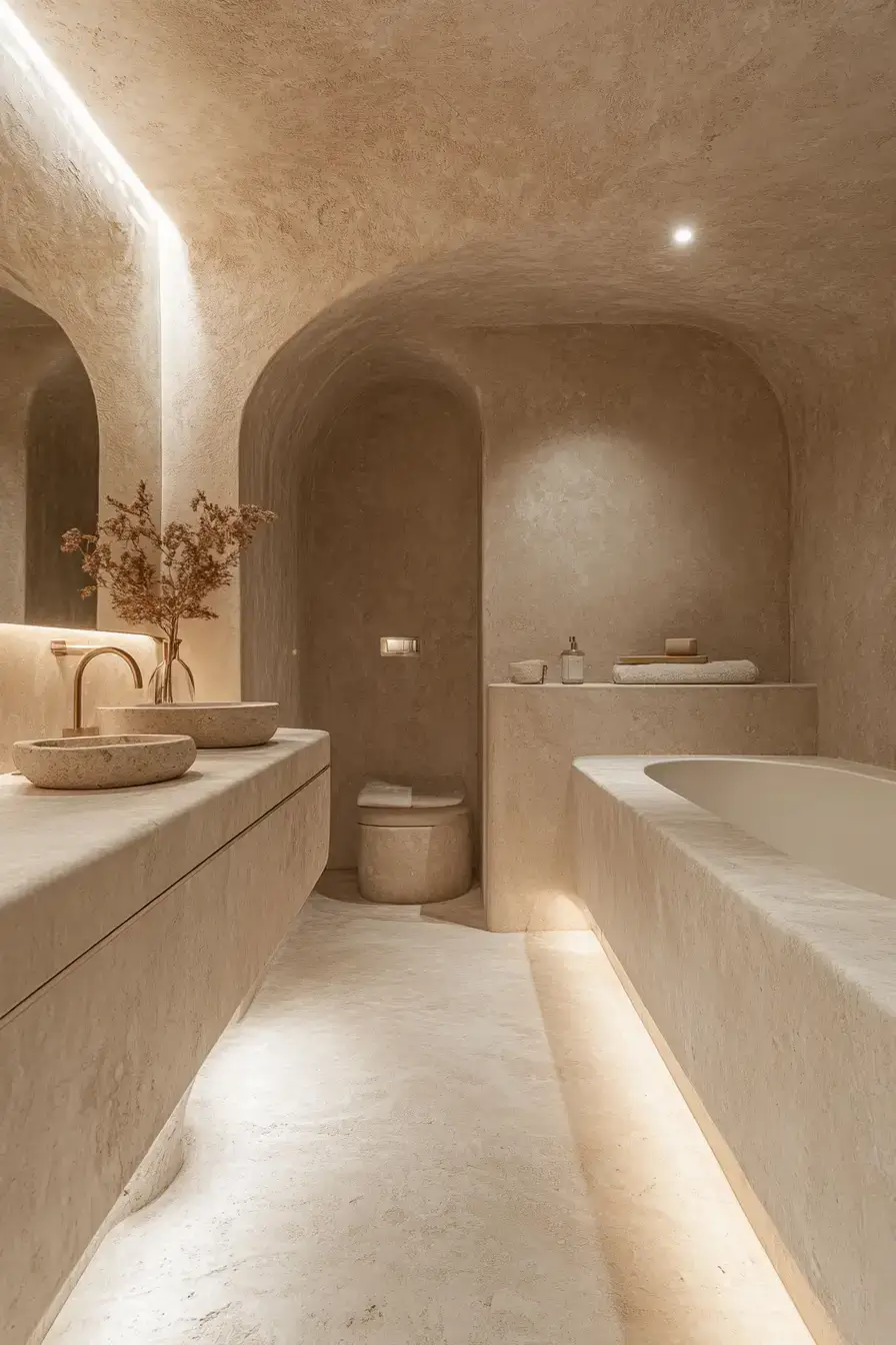 Earthy Bathroom