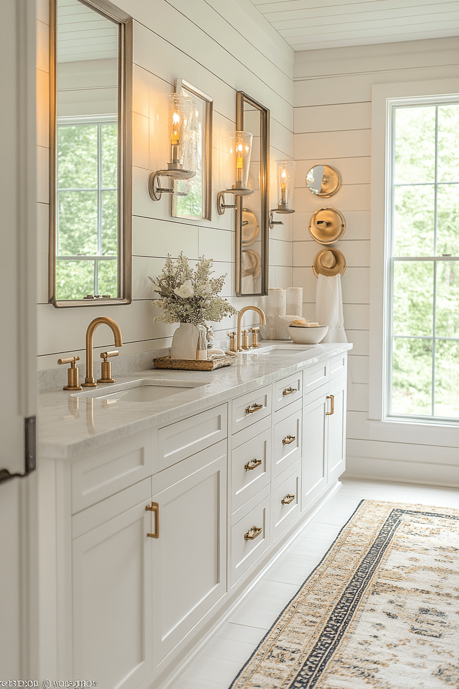 Farmhouse Bathrooms That Balance Rustic With Real Life