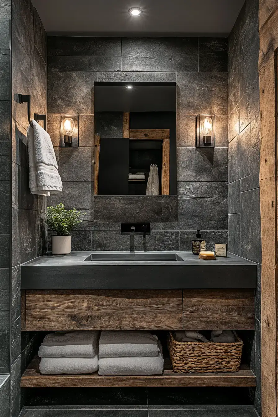 29 Rustic Bathroom Ideas That Feel Like a Cabin Morning