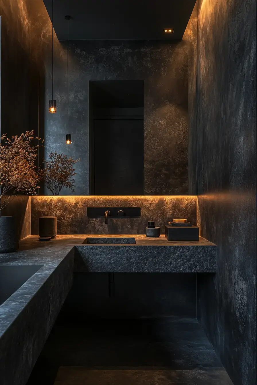 Earthy Bathroom