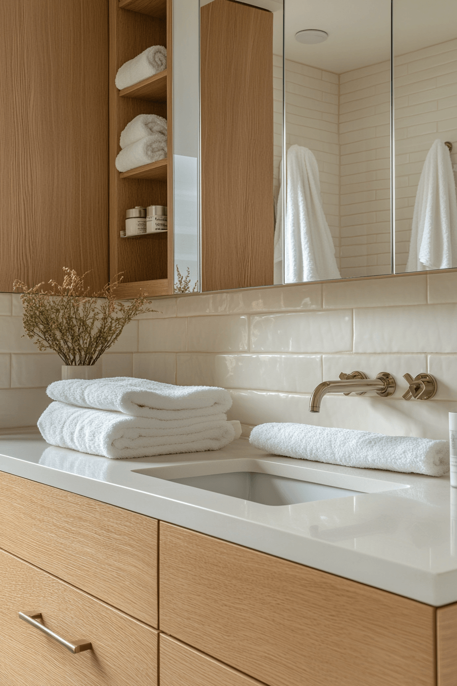 Cozy Bathrooms That Feel Like a Warm Towel Right Out of the Dryer