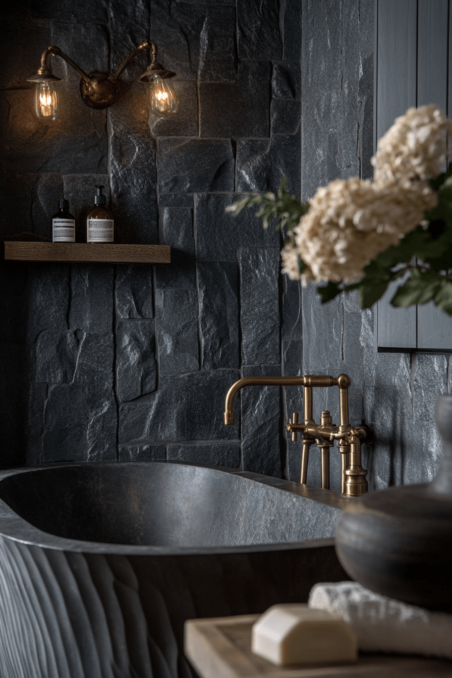 Moody Bathrooms That Feel Like a Quiet Corner After a Long Day