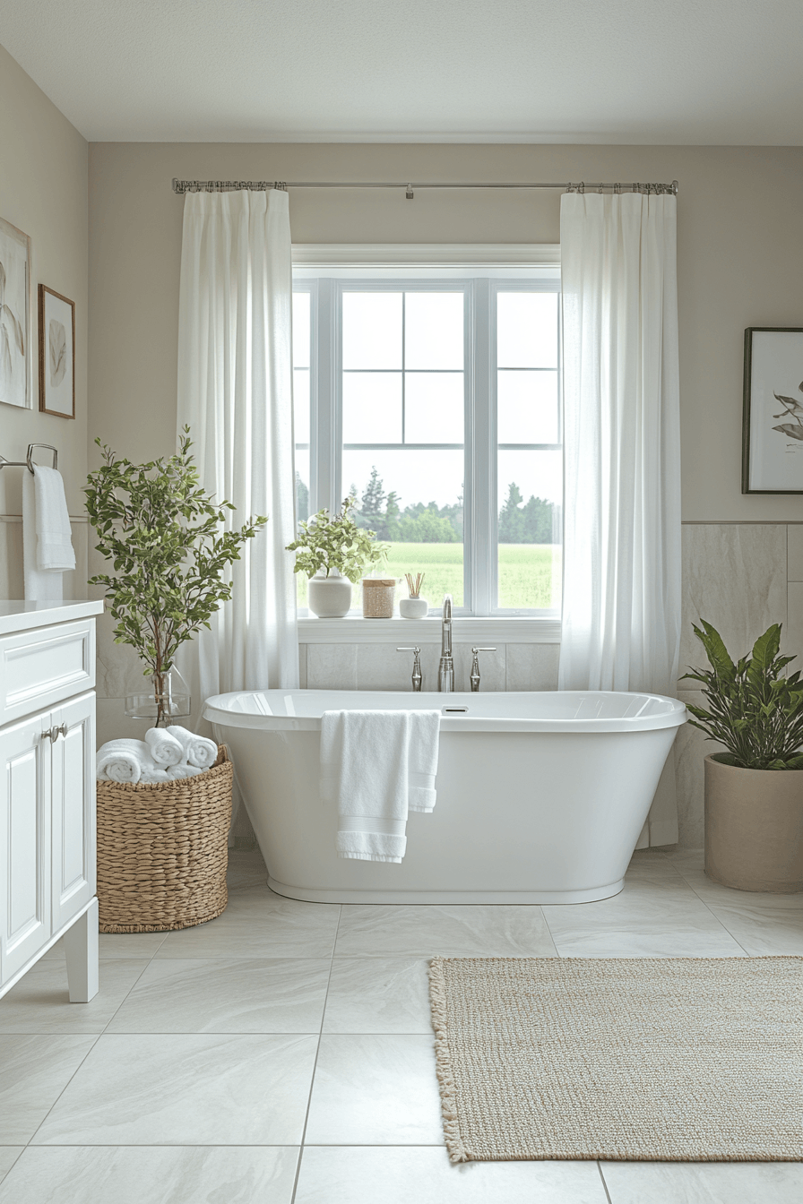 Farmhouse Bathrooms That Balance Rustic With Real Life