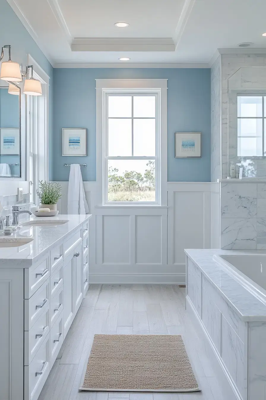 29 Coastal Bathroom Ideas That Smell Like Salt Air