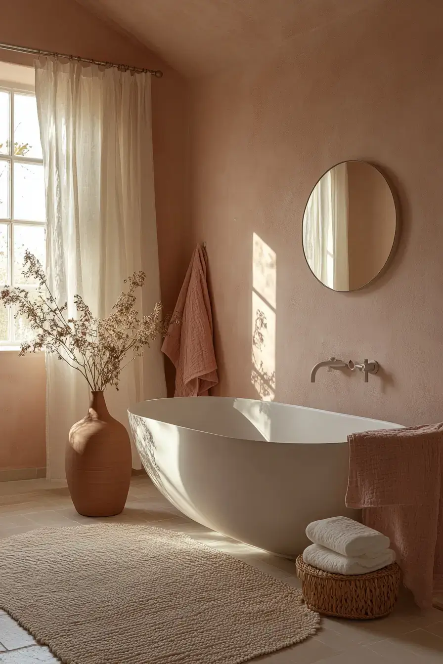29 Terracotta Bathroom Ideas That Warm Up the Whole House 29 Terracotta Bathroom Ideas That Warm Up the Whole House
