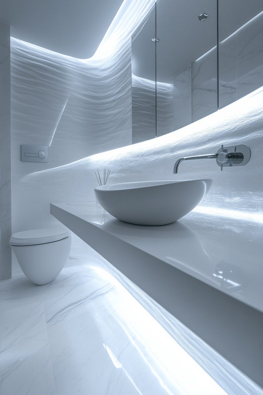 White Bathrooms That Feel Clean Without Feeling Cold