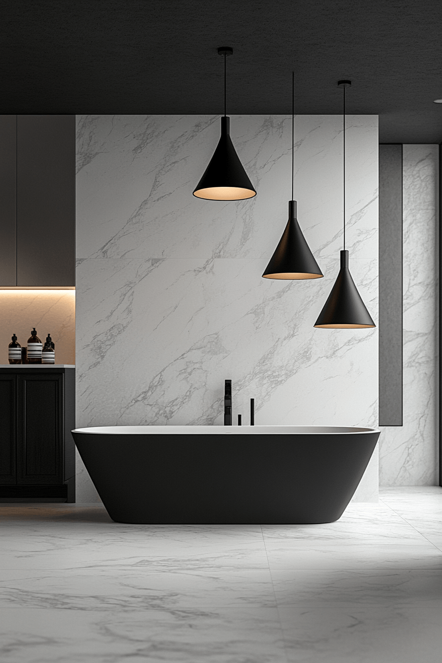 Black and White Bathrooms That Stay Interesting Without Adding Color