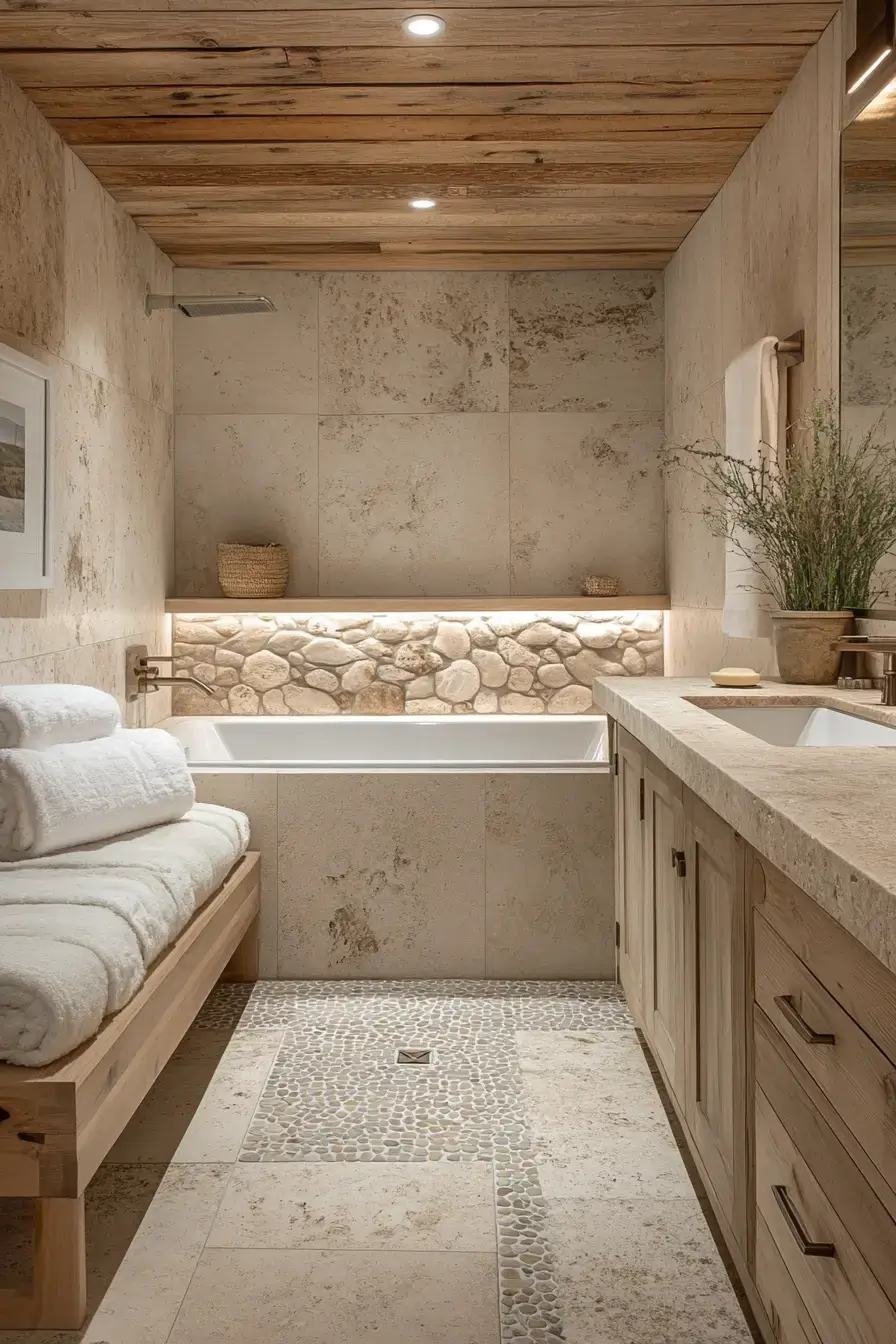29 Rustic Bathroom Ideas That Feel Like a Cabin Morning