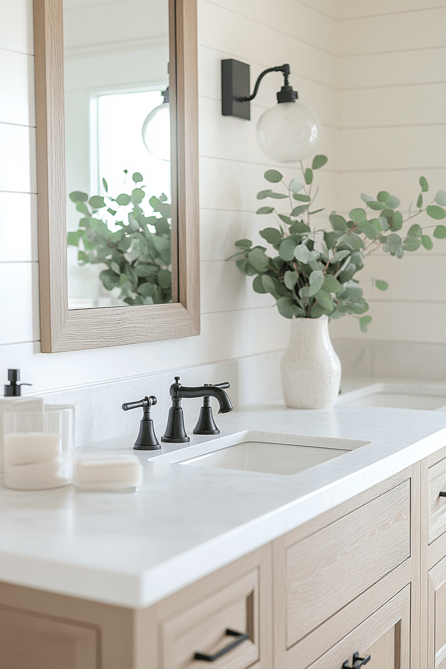 Farmhouse Bathrooms That Balance Rustic With Real Life