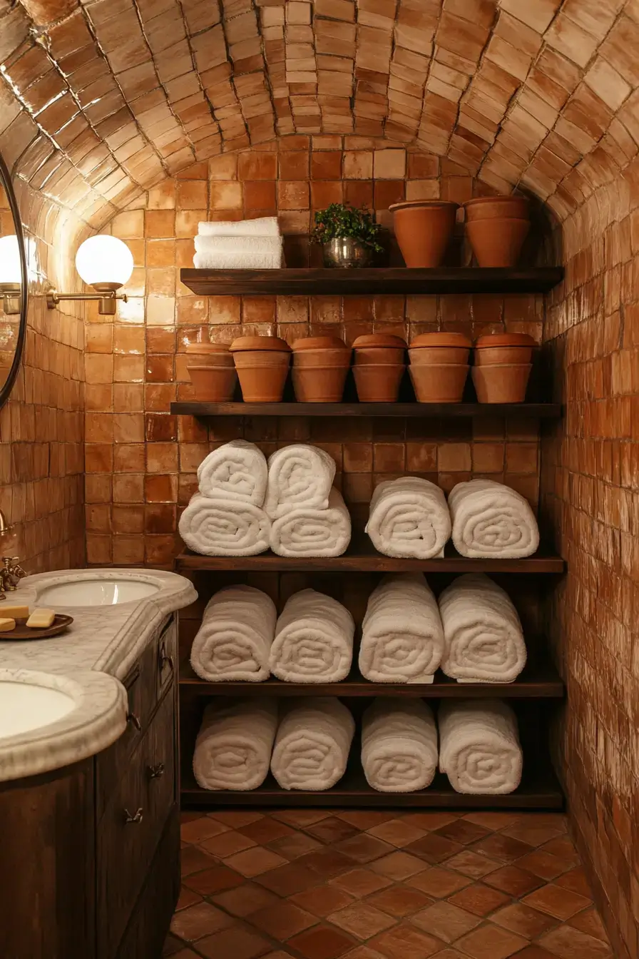 29 Terracotta Bathroom Ideas That Warm Up the Whole House 29 Terracotta Bathroom Ideas That Warm Up the Whole House